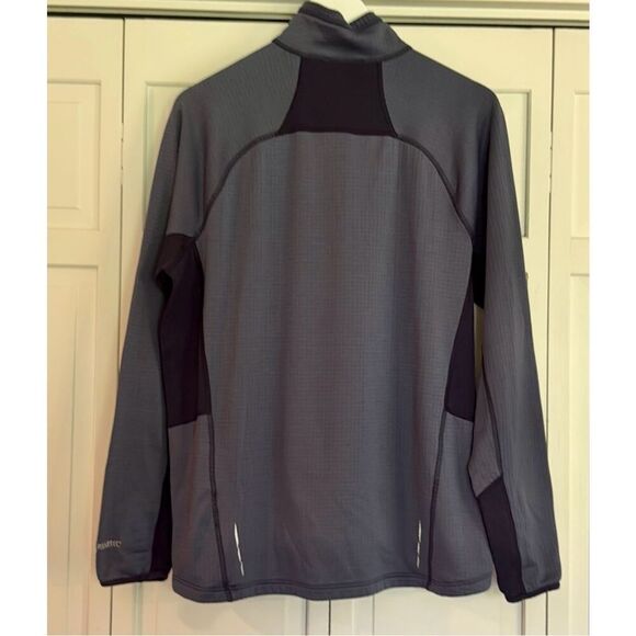 L.L. Bean Polartec blue quarter zip fleece pullover large - Picture 10 of 10